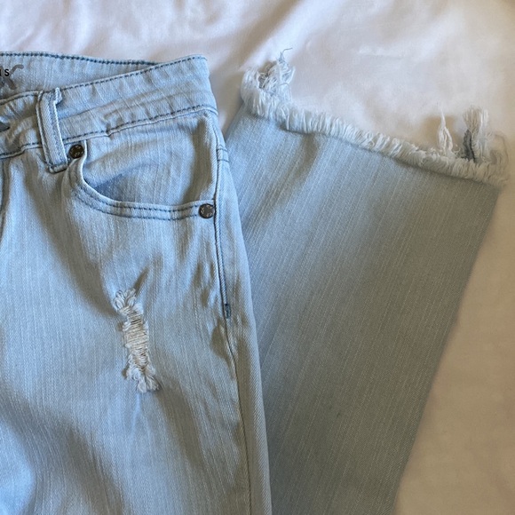 YDX 🌸3/$20 Smart Jeans, distressed high rise, cropped, size 5/6 - Picture 5 of 5